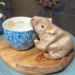 1999 Ty Beanie Baby Tiptoe the Mouse